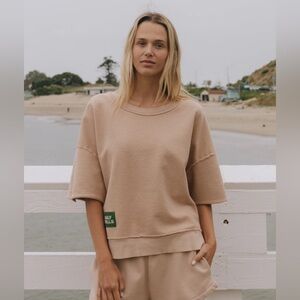 Daily Drills Cropped Sleeve Crew